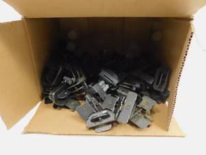 lot 108 image: Black Iron Double Demountable Self-Closing Cabinet Hinges