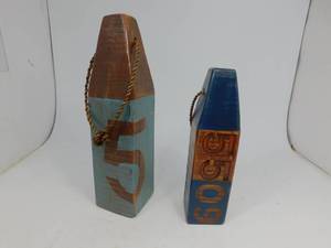 lot 21 image: 2 Wooden Buoys
