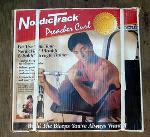 lot 29 image: NordicTrack Preacher Curl