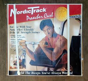 lot 30 image: NordicTrack Preacher Curl