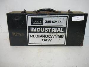 lot 12 image: Craftsman Rec-procating Saw With Case
