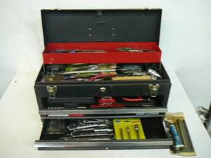 lot 63 image: Craftsman Rally Tool Box & Tools