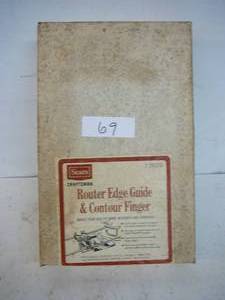 lot 69 image: Craftsman Router Edge Guide & Contour Finger