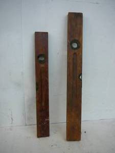 lot 72 image: Vintage Wooden Levels