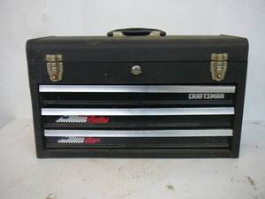lot 135 image: Craftsman Tool Box With Tools
