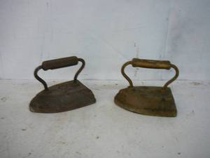 lot 158 image: Antique Irons