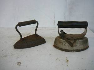 lot 159 image: Antique Irons