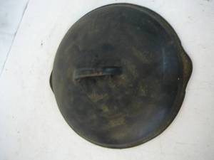 lot 202 image: Cast Iron Skillet Lid 11 14