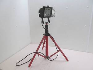 halogen work light on stand