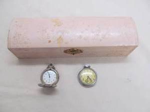 jewelry box, pocket watches