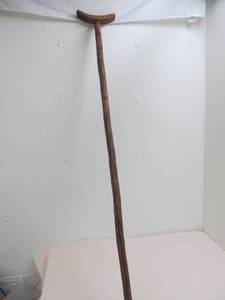 antique homemade crutch