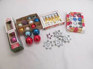 vintage Christmas glass ornaments