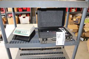 lot 26 image: AcuCount II Change Scale, Carry Case