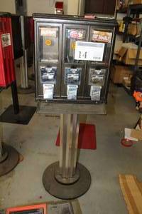 lot 14 image: Northwestern Bulk Candy Dispenser 3-Head Stand $.25