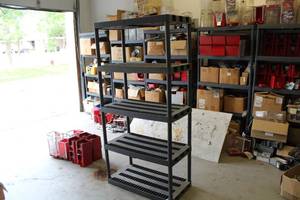 lot 39 image: Plastic Storage Rack 5-Tier