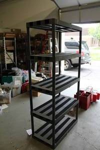 lot 40 image: Plastic Storage Rack 5-Tier