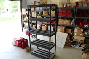 lot 44 image: Plastic Storage Rack 5-Tier