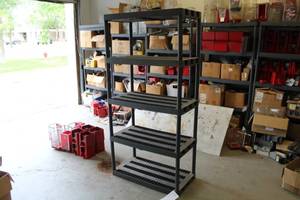 lot 47 image: Plastic Storage Rack 5-Tier