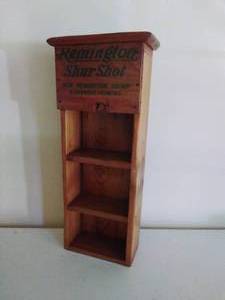 lot 13 image: Remington Shur Shot Wooden Shelf