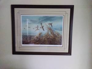 lot 16 image: Framed Terry Redlin Print