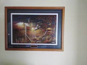 lot 17 image: Framed Jim Hansel Print