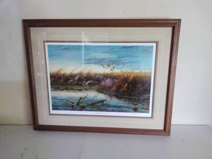 lot 18 image: Framed Terry Redlin Print