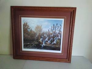 lot 19 image: Framed Robert E. Hinton Print