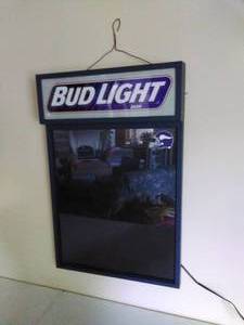 lot 29 image: Bud Light Lighted Message Board