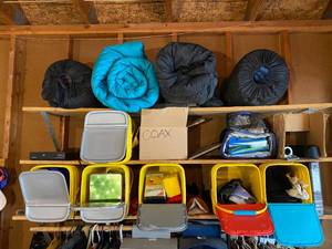 lot 200 image: Lot of Outdoor Camping Supplies