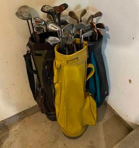 lot 203 image: Three Sets of Clubs with Bags
