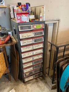 lot 205 image: Tool Chest Supply Cabinet