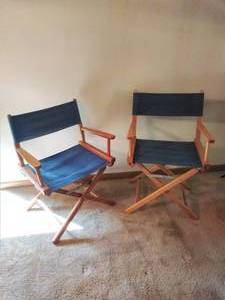 lot 76 image: Pair of Directors Chairs