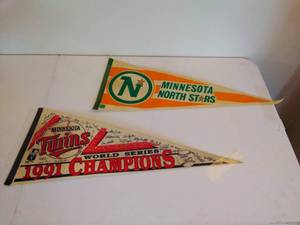 lot 95 image: Two Vintage Pennants