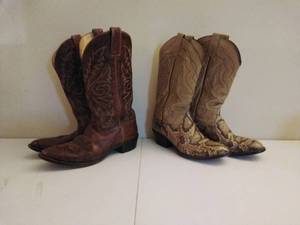 lot 38 image: Two Pairs of Cowboy Boots