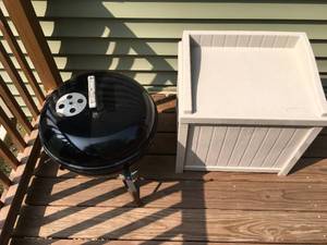 lot 260 image: Weber Grill and Suncast Storage Bin