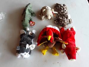6-Beanie Babies