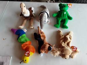 6-Beanie Babies
