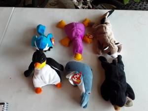 6-Beanie Babies