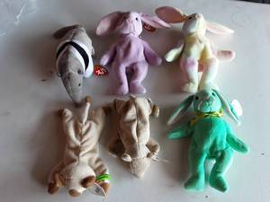 6-Beanie Babies