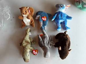 6-Beanie Babies