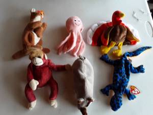 6-Beanie Babies