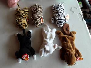 6-Beanie Babies