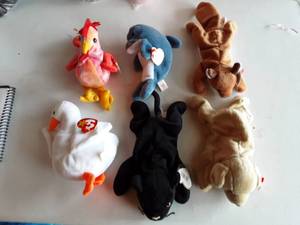 6-Beanie Babies