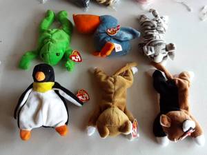 6-Beanie Babies