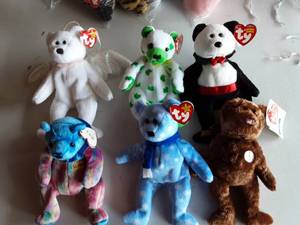 6-Beanie Babies