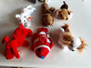 6-Beanie Babies