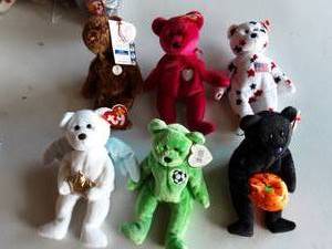 6-Beanie Babies