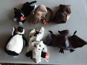 6-Beanie Babies