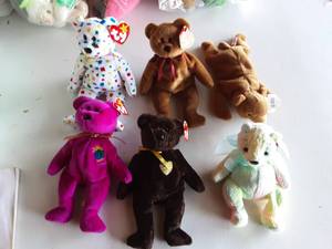 6-Beanie Babies