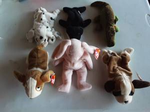 6-Beanie Babies